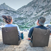 Waterproof Custom easy-carry adjustable fishing boat floor seats beach chair folding padded low beach ground seat