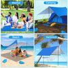 Sunshade and Sunscreen Oasis Your Perfect Retreat on the Sande Beachside Haven Beach Tent Sun Shade Shelter