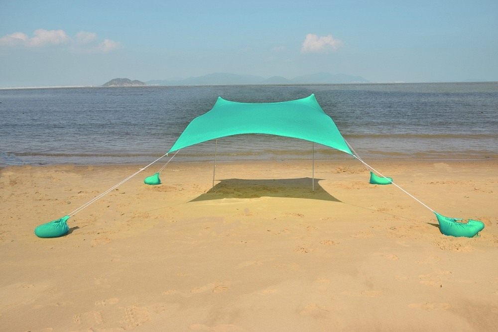 Factory Custom Outdoor Sun Shelter Tent Beach Tent Foldable Automatic Camping Beach Tent