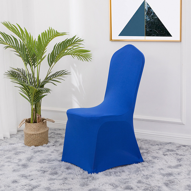 white chair covers 100 pcs Polyester Spandex Chair Covers - Stretch Slipcovers for Wedding, Party