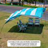 wholesale Sun Beach Shade Awning with Strong Wind Resistance, No Wind Stability Beach tent 