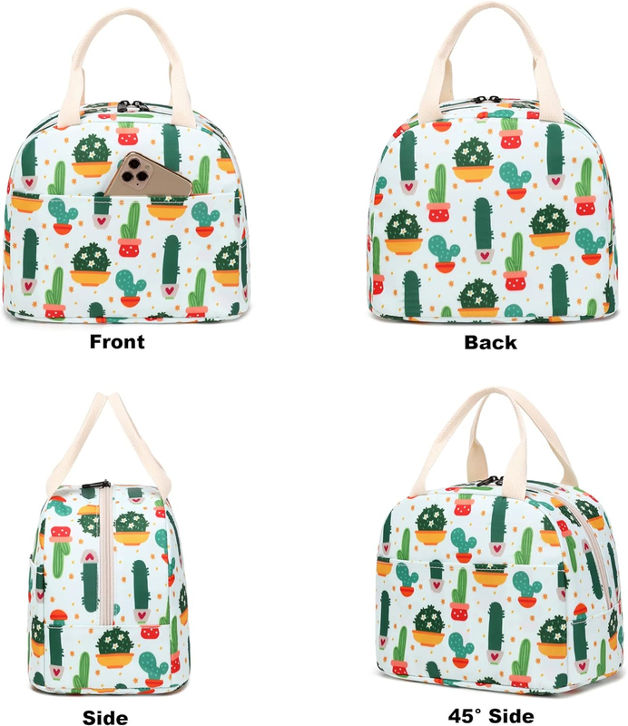 Lunch Box With Adjustable Shoulder Strap Portable Lunch Bag For Kids Lunch Bag For School And Travel
