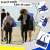 Outdoor folding beach chair Export convenient handle Portable Seat Lean to Stool Lightweight Adjustable and Folding cushion