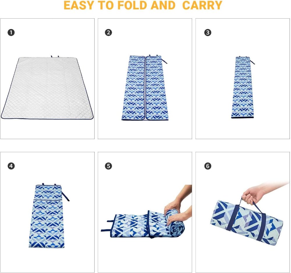 Waterphoof Picnic Blanket beach picnic blanket sand proof waterproof oversized wholesale picnic mats