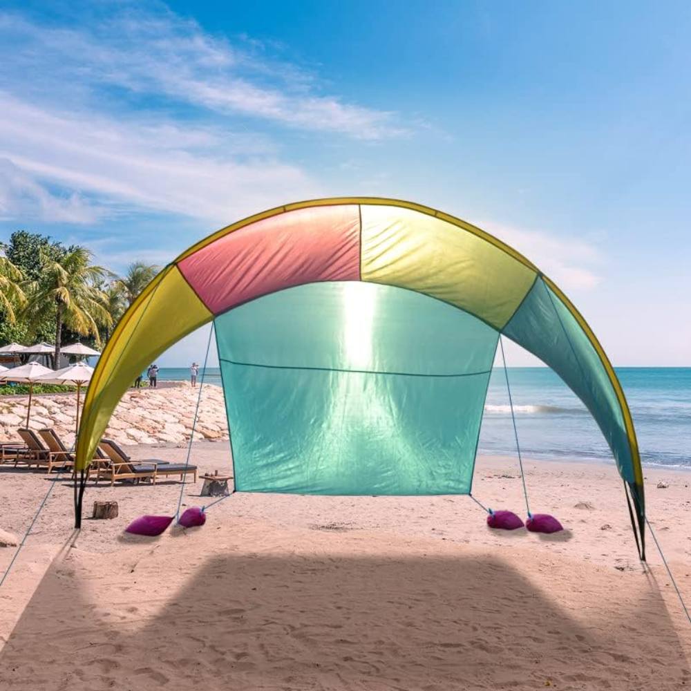 Waterproof Beach Shelter: Sunshade and UV Protection for a Relaxing Vacation Beach Tent Sun Shade Shelter