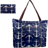 Large Foldable Tote Bag With Zipper Waterproof Sandproof Beach Bags Women Handbag Travel Shopping bag