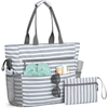 Beach Bag, Waterproof Sandproof Beach Tote Bag, Large Capacity Foldable Beach Bags for Women