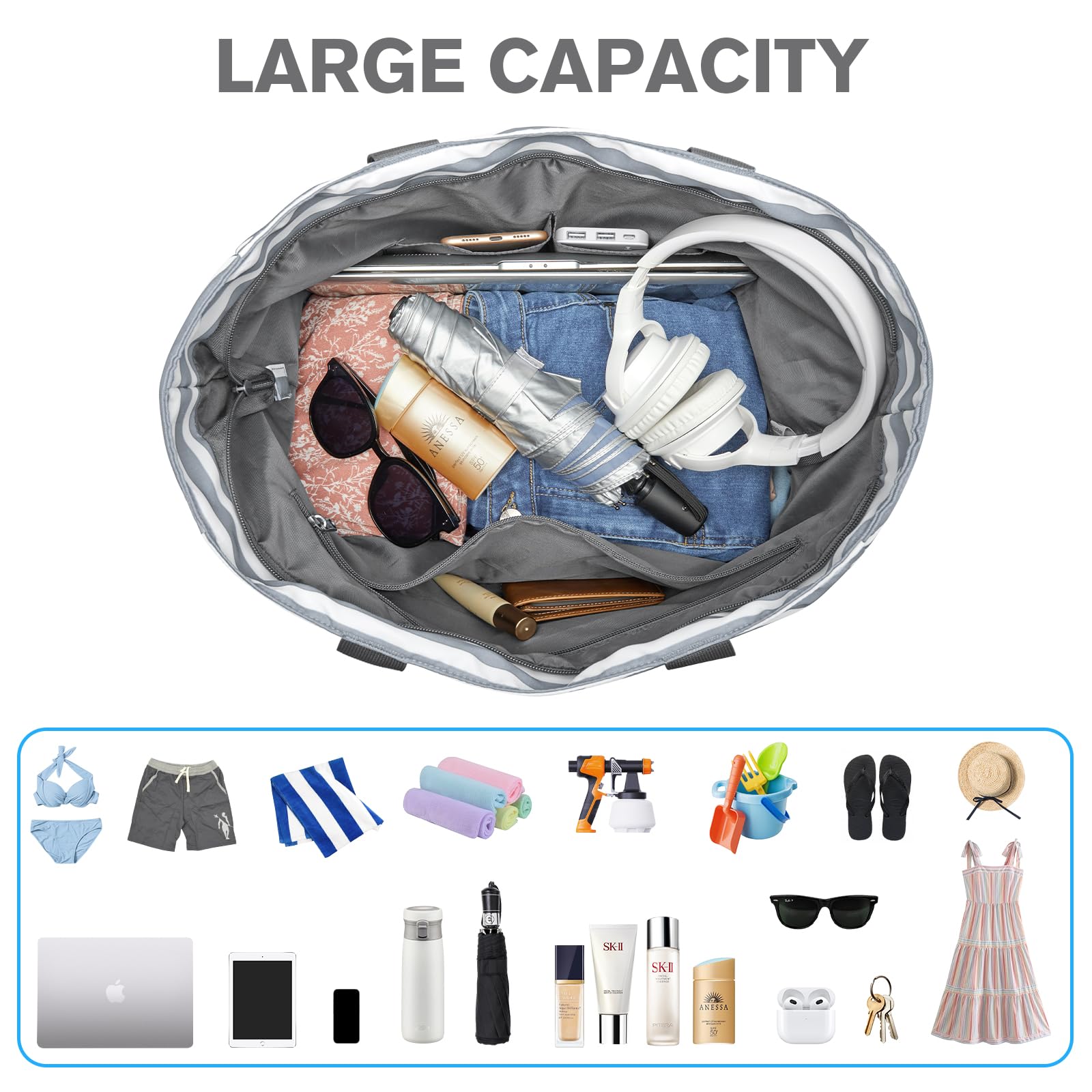 beach bag inner