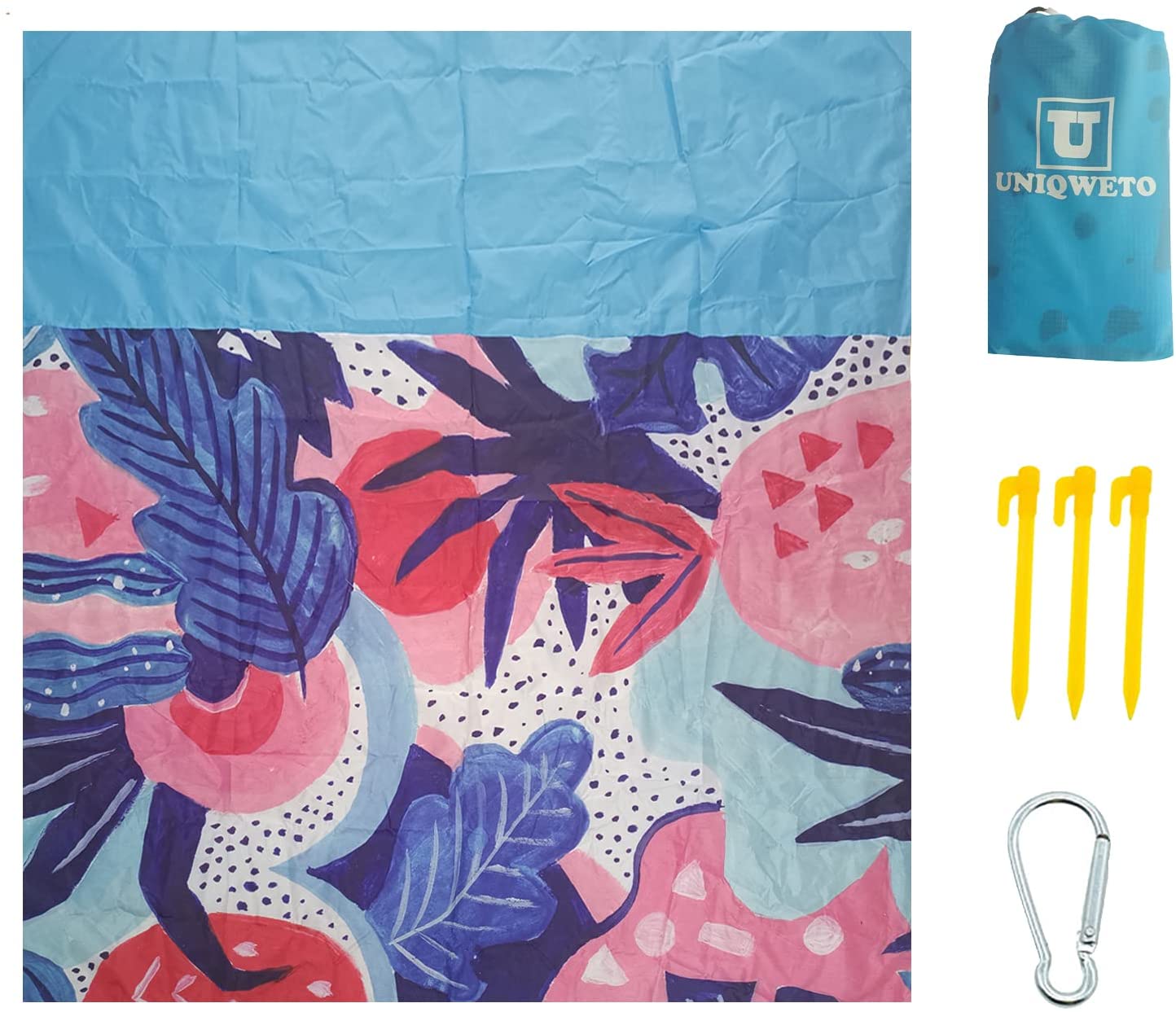 Custom Printed Waterproof Camping Blanket Picnic Mat Sand Free Beach Blanket