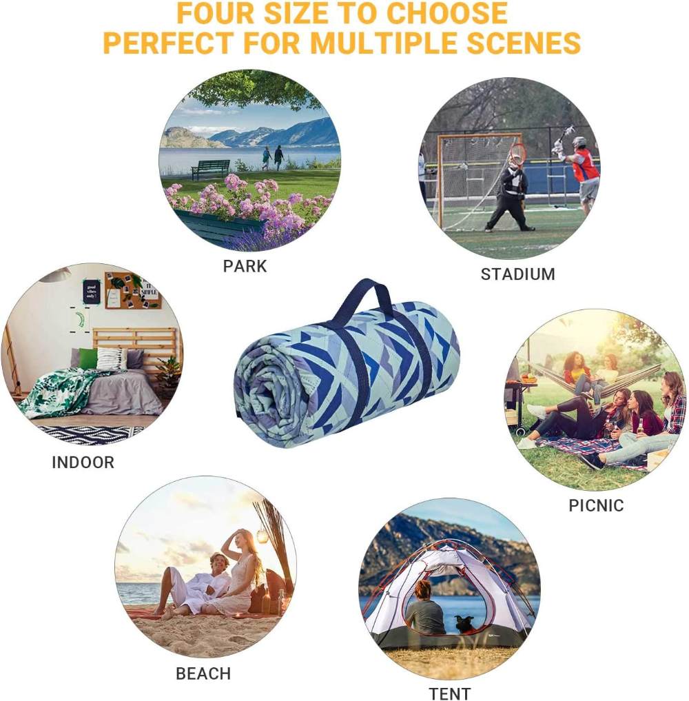 Waterphoof Picnic Blanket beach picnic blanket sand proof waterproof oversized wholesale picnic mats