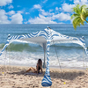 Beach Retreat Stylish Sun Shelter for Ultimate Sun Protection and Beachside Bliss