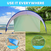 Beach Shelter: Sunshade and UV Protection for a Relaxing Vacation Beach Tent Canopy
