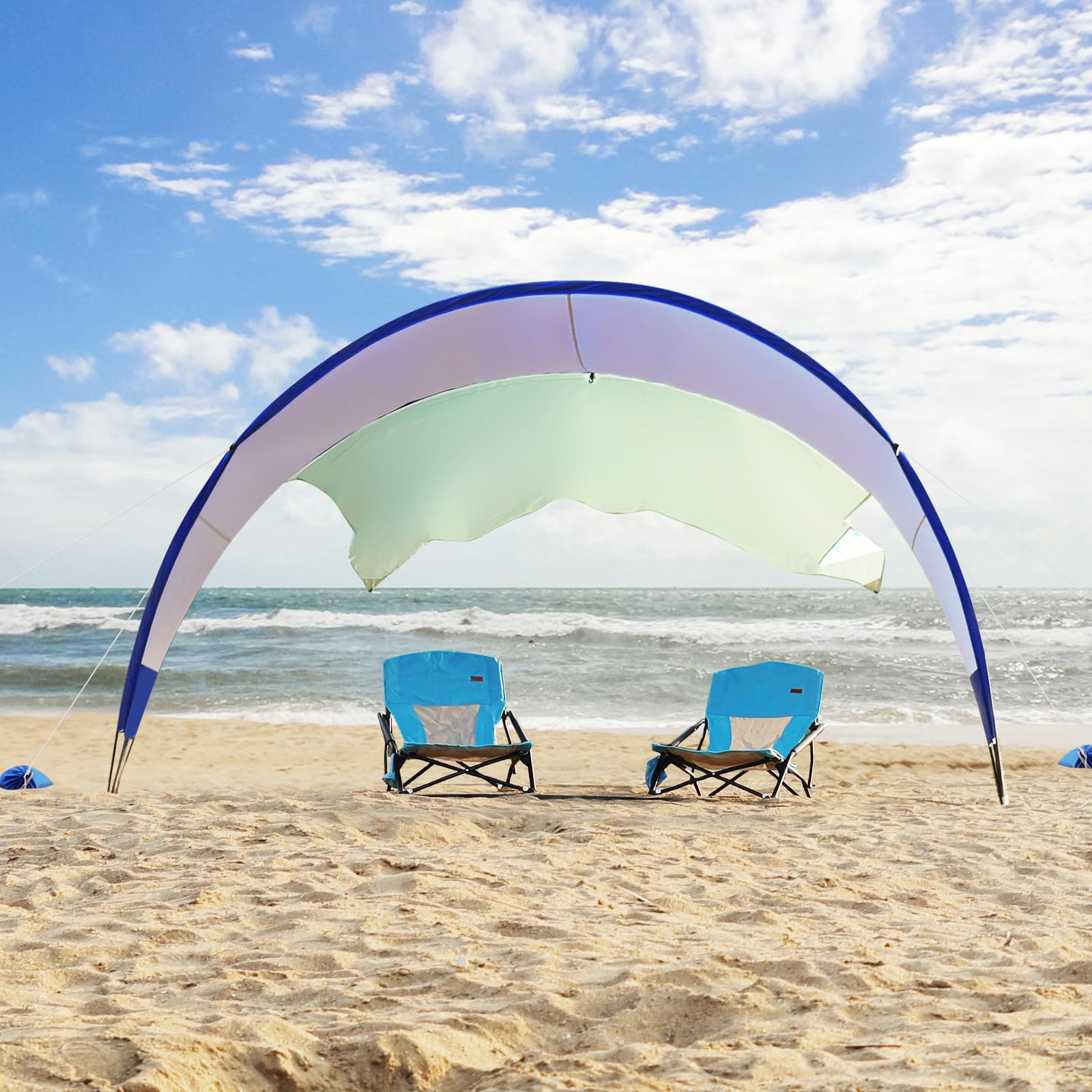 Beach Shelter: Sunshade and UV Protection for a Relaxing Vacation Beach Tent Canopy
