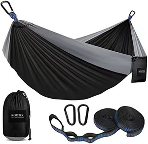 Factory Wholesale Custom Double & Single Travel Camping Hammock Lightweight Portable Outdoor Hammocks
