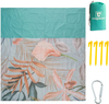 Custom Printed Waterproof Camping Blanket Picnic Mat Sand Free Beach Blanket