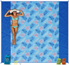 Custom Print Sand Free Beach Blanket Waterproof Beach Mat Portable Camping Mat