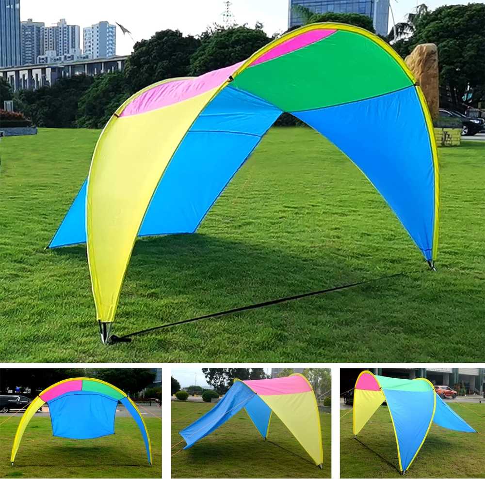 Waterproof Beach Shelter: Sunshade and UV Protection for a Relaxing Vacation Beach Tent Sun Shade Shelter