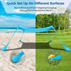 Outdoor multifunctional square Beach Tent Sun Shade Tent Portable Lightweight Foldable Camping Tent