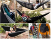 Factory Wholesale Custom Double & Single Travel Camping Hammock Lightweight Portable Outdoor Hammocks
