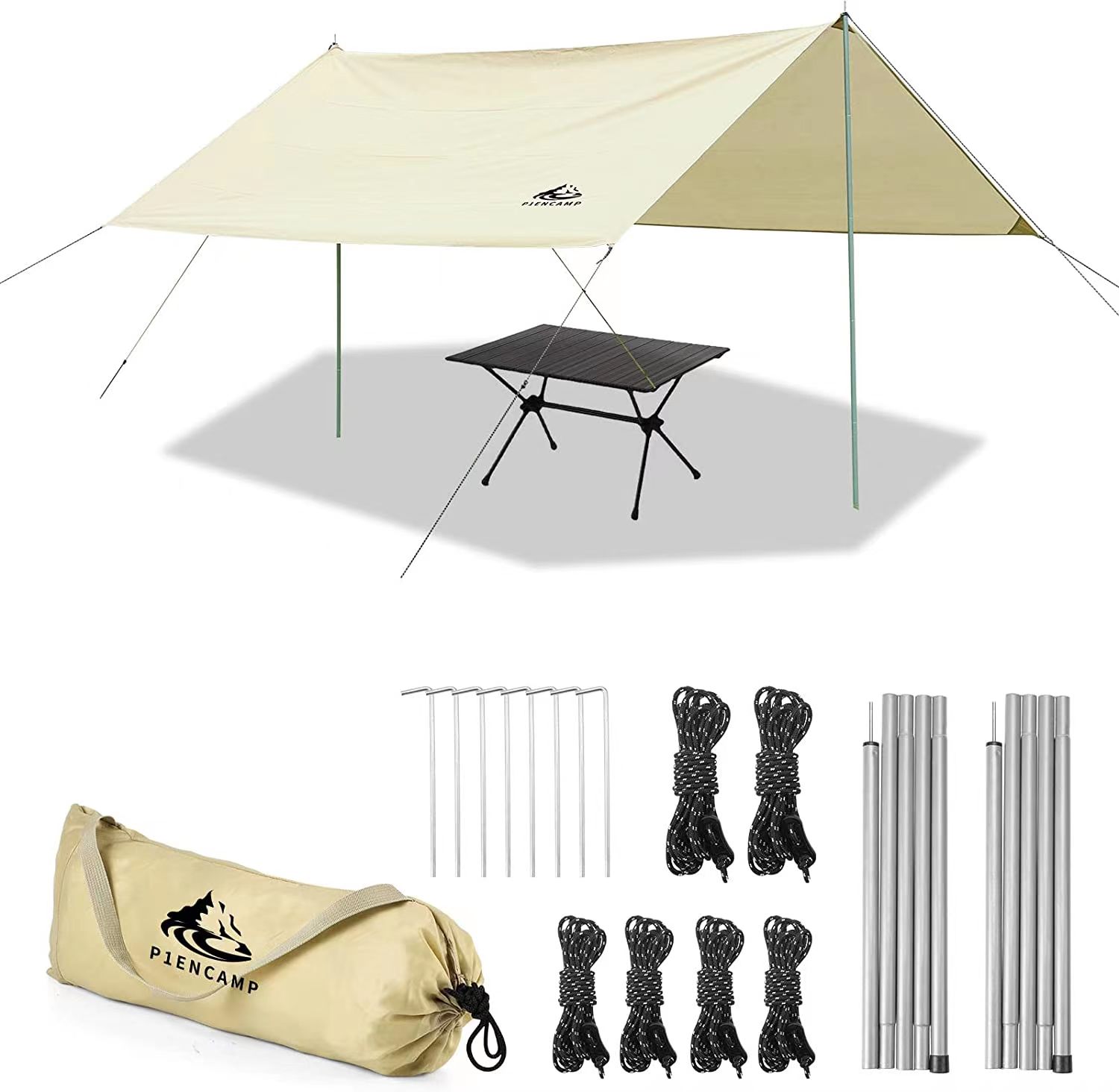 outdoor camping tent Awning waterproof canopy tarp family camping tent beach sun shade tent