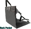 Waterproof Custom easy-carry adjustable fishing boat floor seats beach chair folding padded low beach ground seat