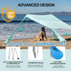 Family Sunshade Upf50 Summer Beach Tent Sun Shelter Shade Tent Beach Tent