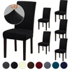 Covers Set of 6, Removable Washable Chair Covers for Dining Chairs