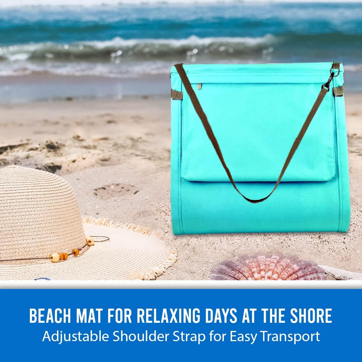 Manufacturer Beach Bed Outdoor Light Folding Waterproof Anti Sand Lightweight Foldable Pad Mat Seat With Cooler Storage Pocket