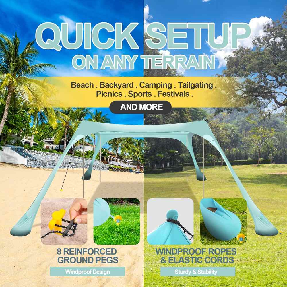 Stay Cool and Safe at the Shore: Sunshade and Sunscreen Combo for your Perfect Beach Day