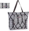 Large Foldable Tote Bag With Zipper Waterproof Sandproof Beach Bags Women Handbag Travel Shopping bag