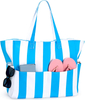 Beach Bag, Waterproof Sandproof Beach Tote Bag, Large Capacity Foldable Beach Bags for Women