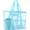 Mesh Beach Bag - Large Beach Tote Bag for Family Beach Bag for Toys & Vacation Essentials