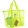 Mesh Beach Bag - Large Beach Tote Bag for Family Beach Bag for Toys & Vacation Essentials