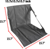 Waterproof Custom easy-carry adjustable fishing boat floor seats beach chair folding padded low beach ground seat