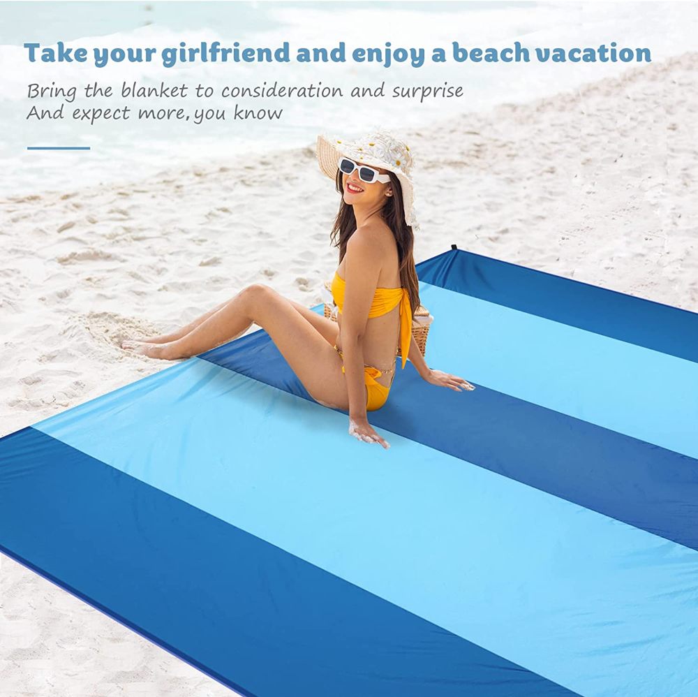 Factory Beach Blanket Beach Blanket Outdoor Picnic Sand Free Waterproof Picnic Mat