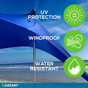 Portable Lightweight Outdoor Family Sunshade Beach Tent Sun Shelter UPF50+ Windproof Pop Up Canopy Shade Beach Tent