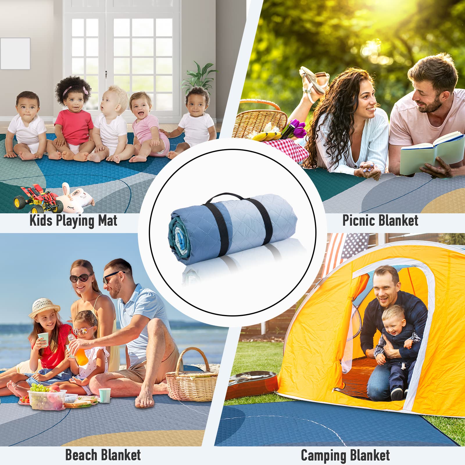 uasage of picnic blankets