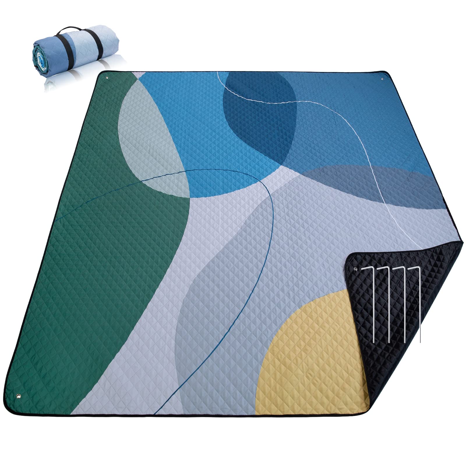 roll design picnic blanket