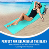 Manufacturer Beach Bed Outdoor Light Folding Waterproof Anti Sand Lightweight Foldable Pad Mat Seat With Cooler Storage Pocket