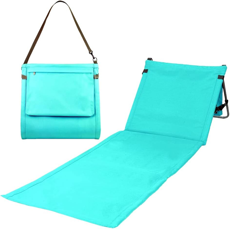 Manufacturer Beach Bed Outdoor Light Folding Waterproof Anti Sand Lightweight Foldable Pad Mat Seat With Cooler Storage Pocket