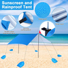 Sunshade and Sunscreen Oasis Your Perfect Retreat on the Sande Beachside Haven Beach Tent Sun Shade Shelter