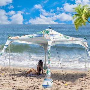 Beach Retreat Stylish Sun Shelter for Ultimate Sun Protection and Beachside Bliss