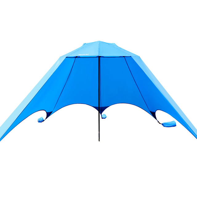 Manufactory UPF 50+ Easy Set Up Beach Canopy Tent Sun Shade,10.9x9.6 FT Portable Beach Tent Sun Shelter