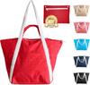 Beach Bags Waterproof Sandproof, Packable Beach Bag, Waterproof Beach bag, Beach Bag with Zipper, Beach Tote Bag