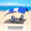 wholesale Sun Beach Shade Awning with Strong Wind Resistance, No Wind Stability Beach tent 