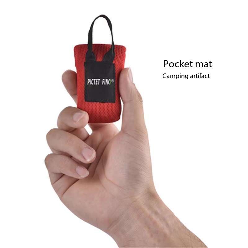 mini foldable beach blanket