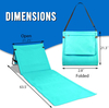 Manufacturer Beach Bed Outdoor Light Folding Waterproof Anti Sand Lightweight Foldable Pad Mat Seat With Cooler Storage Pocket
