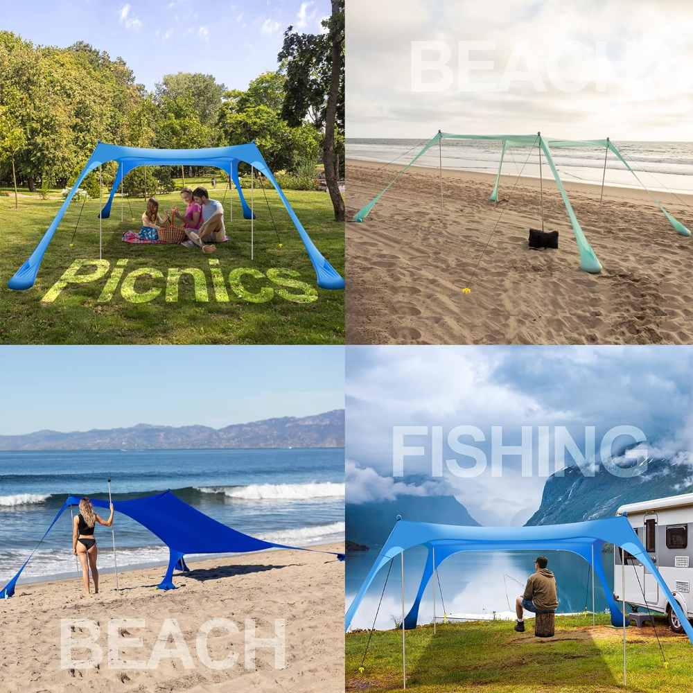 Stay Cool and Safe at the Shore: Sunshade and Sunscreen Combo for your Perfect Beach Day