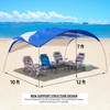 wholesale Sun Beach Shade Awning with Strong Wind Resistance, No Wind Stability Beach tent 