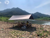 210T Portable Camping Outdoor Summer Shade Fly Rain Beach Tent Tarp Sun Shelter